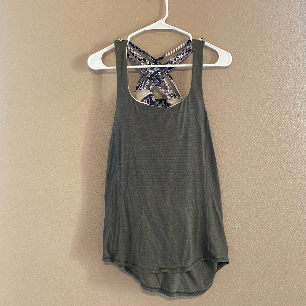 Lululemon Tank with Sports Bra